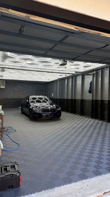 BMW M5, In the install bay