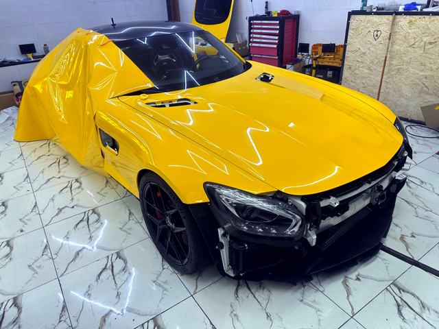 Mercedes-AMG GT, In progress: Final panels going on